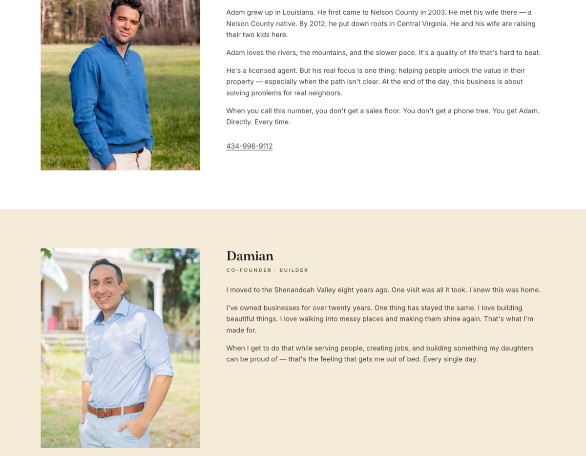 Damian and Adam, founders of Capstone Property Collective